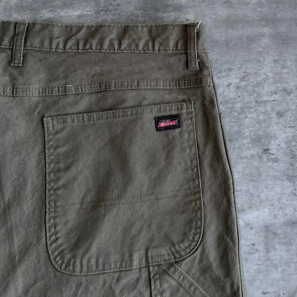 Vintage Y2K Baggy Carhartt Style Green Carpenter Tech Skater Grunge Pants - Picture 3 of 3